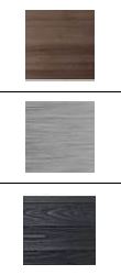 Escalier 2 marches avec contre-marche - Coloris MODERN HARDWOOD [6476050D]